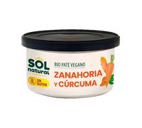 Solnatural Paté Zanahoria Cúrcuma Bio 125g