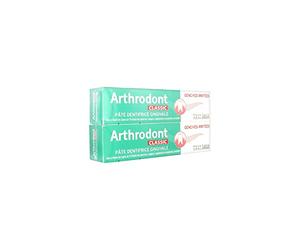 Pate Dentifrice Apaisant 2 x 75 ml Classic Gencives irritées Arthrodont