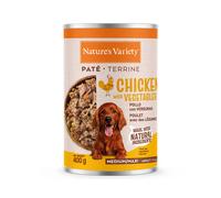 Paté Nature's Variety Medium Maxi Pollo y Verduras para Perro Grande y Mediano - 1 unidad