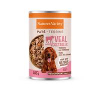 Paté Nature's Variety Medium Maxi Ternera y Verduras para Perro Mediano y Grande - 1 unidad