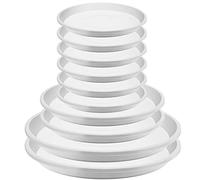 Patelai 10 Piezas 4 Pulgadas 6 Pulgadas 8 Pulgadas Planta platillo de plástico Posavasos de Planta de plástico Redondo platillo de Planta para Maceta Gruesa Robusta platillo Blanco Redondo Goteo