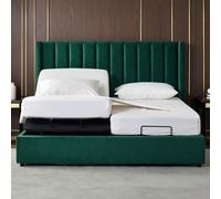 Patelorama-Home Juego de sábanas divididas de percal tamaño California King para cama ajustable, 100% algodón percal egipcio de 400 hilos, bolsillos extra profundos de 21 pulgadas, tejido de percal de
