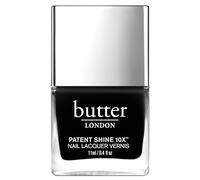 Patent Shine 10X Nail Lacquer - Union Jack Black by Butter London for Women - 0.4 oz Nail Polish