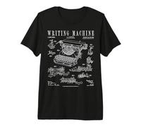 Patente de Escritor Vintage para máquina de Escribir Camiseta Premium
