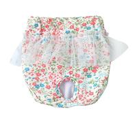 PATER PET - FANNE PERROS | Pantalones del período de los gatos femeninos | Pantalones fisiológicos Dog Envuelven pantalones para perros | Envolturas lavables con pantalones cortos de diseño floral