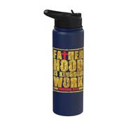 Paternidad cristiana: la paternidad es una labor del Reino. Stainless Steel Insulated Water Bottle