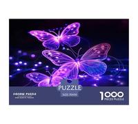 Paterns de Insectos y bichos Brillantes Puzzle Juguete EduGatoivo Decoración Familiar 1000 Piezas Mariposa Puzle Juguetes Desafiantes Entretenimiento Creativo para Adultos Y Niños 70x50cm/1000pcs