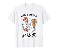 Path Finding Hiking Goose Not Tonto Funny Camiseta gráfica económica, Hombre, Blanco, L