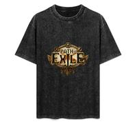 Path of Exile Game Logo Mens T-Shirt Black Unisex Top tee M