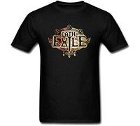 Path of Exile Game Men T Shirt Printed tee Top Camiseta Short-Sleeve Black L