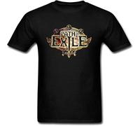 Path of Exile Game Men T Shirt Printed tee Top Camiseta Short Sleeve Black M