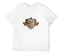 Path of Exile Game Printed tee Top Camiseta Short-Sleeve White 3XL