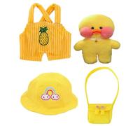 Path Plush con ropa: juguete de lujoso animal con trajes extraíbles, adorable juguete de peluche de pato | personalizable para niños pequeños y adolescentes, acogedor regalo de animales para n