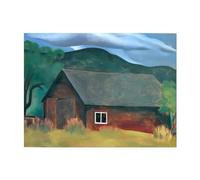 Pathos Studio GEORGIA O'KEEFFE - My Shanty, Lake George (Gi Art Print) 11.7 x 16.5 pulgadas [A3]
