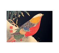Pathos Studio ITO JAKUCHU - Faisán dorado en la nieve (Gi Art Print) 5 x 7 pulgadas