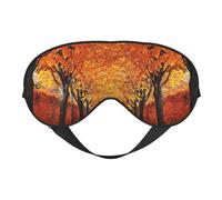 Pathway in The Woods - Máscara de ojos de doble cara cubierta para proteger los ojos