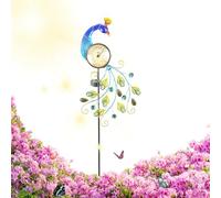 Pathway Lights, Solar Lamp, Led Stake with 41.73x12.2x1.97in Size Waterproof Design, Temperature Sensor for Garden Decor, Lawn Display, Driveway Path, Patio Area, Yard Walkway, Outdoor