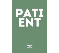PATI-ENT | Carnet de notes “Mots Coupés” | 172 pages | Format 6x9": Carnet ligné pour progresser sans se presser, organiser ses idées et garder le cap | Cadeau original