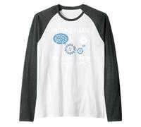 Patience Please My Brain Is Busy Doing Repairs - Camiseta Manga Raglan