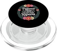 Patience Please My Brain Is Busy Doing Repairs - PopSockets PopGrip para MagSafe