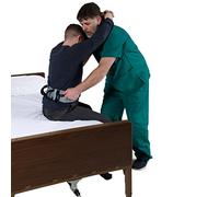 Patient Aid Cinturón Gait con asas acolchadas y hebilla de liberación rápida, correa larga, fácil de transferir, ayuda para personas mayores, bariatría, terapia física, rehabilitación - Correa de