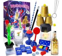 PATIFEED Kit de Magia, Set de Magia con Instrucciones para Realizar Cada Truco, Juguetes de Regalo para Niños de 6 7 8 9 10 11 12 Años