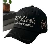 Patifirst Sombrero Patriótico,Nosotros El Pueblo Ya Basta Gorras - Gorras Retro para Papá | para Exterior Camping Golf Ciclismo Eventos Deportivos Celebraciones Desfiles 4 de Julio Adultos Mujeres