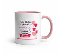 Patihogar Taza mamá regalo con frase “Hasta el infinito y más allá”, no es solo una taza, es un detalle para sorprender a mamá en cualquier ocasión especial