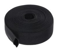 PATIKIL 0.9" Diámetro 24.6 Pies Nylon Protector Manguera Manga, Cable Cubierta Funda Protección para Soldadura TIG Antorcha Hidráulica Manguera, Negro