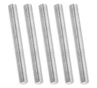 PATIKIL 1/2"-13 UNC Varilla Roscada de Acero Inoxidable 304, 5pcs Espárragos de Barra de Varilla Completamente Roscados Rosca Derecha Pernos Prisioneros para Abrazaderas, 114mm Largo