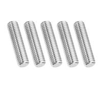 PATIKIL 1/2"-13 UNC Varilla Roscada de Acero Inoxidable 304, 5pcs Espárragos de Barra de Varilla Completamente Roscados Rosca Derecha Pernos Prisioneros para Abrazaderas, 57mm Largo