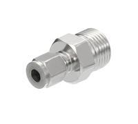 PATIKIL 1/2G x 6mm 304 Acero Inoxidable Conexión de Tubo de Compresión, Doble Férulas Conexión de Tubo Adaptador Recto