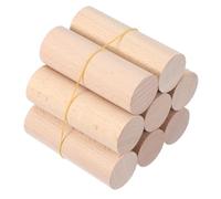 PATIKIL 1-3/8 X 4 Pollone Di Legno, 8 Pcs Bastoncini Rotondi Non Finiti Sticks Di Legno Pretagliati Per Progetti Fai Da Te Decorazione Casa, Colore Naturale