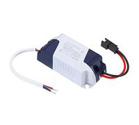 PATIKIL 1-3W 240mA LED Controlador, 2uds AC 85-265V Salida 5-12V DC Macho Conector Constante Corriente Rectificador Transformador Externa Alimentación Fuente
