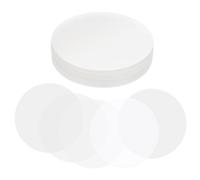 PATIKIL 1.4in (35mm) Película De distintivo, 100 Pcs Círculos Transparentes De Plástico Película Protectora Para Insignias Redondas De 1 Pulgada 25mm Suministros Para Hacer Manuales