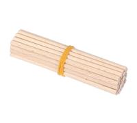 PATIKIL 1/8 X 4 Pollone 30 Pcs Bastoncini Rotondi Di Legno Non Finiti Sticks Di Legno Pretagliati Per Artigianato Progetti Fai Da Te Decorazione Casa Colore Naturale