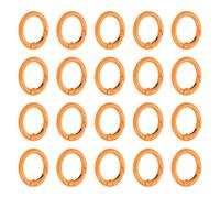 PATIKIL 1 Anillo De Resorte En O, 50 Pcs Anillo En O Clip Para Llavero Clip Para Bolsas Hebilla De Gatillo Círculo Snap De Metal Redondo Para Correas De Bolsos Bolsas De Hombro, Naranja