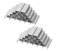 PATIKIL #10 Grapas Estándar, 5 Cajas 5000 Piezas 3/16" Longitud de Pata Grapas de Punta Plana sin Atascos para Grapadora de Escritorio Suministros de Oficina en Casa, Plateado