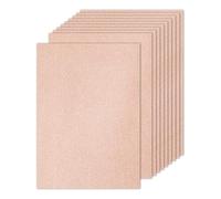 PATIKIL 10 Hojas de Papel de Cartulina con Purpurina, 21 x 28cm 250 g/m², Rectángulo, para Manualidades, Álbumes de Recortes, Tarjetas, Proyectos de Arte, Bodas y Fiestas Dorado Rosa