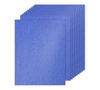 PATIKIL 10 Hojas de Papel de Cartulina con Purpurina, 22 x 28cm, 250 g/m², Rectángulo, para Manualidades, Álbumes de Recortes, Tarjetas, Proyectos de Arte, Bodas y Fiestas Azul Oscuro