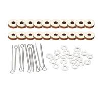 PATIKIL 10 Juegos 6mm Articulaciones de Muñeca Conectores de Pasador | Desmontable y Bandeja de Fibra, para Osos Extremidades Cabeza Articulaciones Manualidades DIY