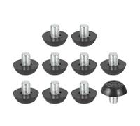 PATIKIL 10 Pcs Niveladores De Muebles Ajustables con Rosca M8 X 10 mm, Patas Niveladoras para Muebles con Rosca De Acero, Niveladores Roscados para Patas De Mesa, Silla, Armario