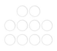 PATIKIL 10 piezas de Juntas Tri Clamps, 91mm OD 72.9mm ID Junta TC Sanitaria Tri Clamps Junta Tri Tubo de Silicona Arandelas de Ferrule Fittings de Tubo Juntas de Sellado