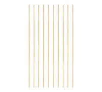 PATIKIL 10 Piezas de Varilla Redonda de Latón, 2.2mm x 8" Barra de Latón H59 para Hacer Manualidades DIY Modelos de Hardware de Barcos de Coches de Aviones, Cobre