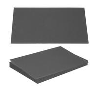 PATIKIL 10 Piezas Hojas de Cartón, 178x127x1.5mm, 60Pt de Grosor, Tablero de Encuadernación de Libros Resistente Suministros de Encuadernación para Cubierta de Libros, Negro