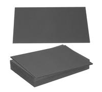 PATIKIL 10 Piezas Hojas de Cartón, 178x127x2.5mm, 100Pt de Grosor, Tablero de Encuadernación de Libros Grueso para Cubierta de Encuadernación de Libros, Negro