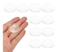 PATIKIL 10 Piezas Lente Biconvexa 31mm Diá 65mm Distancia Focal Lentes Ópticos Lupa Pisapapeles Acrílico Doble Convexo Para DIY Oficina Hogar Experimentos Ciencia Telescopio