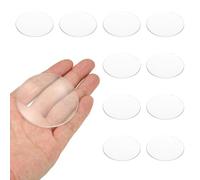 PATIKIL 10 Piezas Lente Biconvexa 60mm Diámetro Lentes Ópticos Esféricos