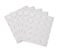 PATIKIL 100 Pcs Pegatinas de Resina para Tapas de Botellas, 0.98" Pegatinas de Sellado de Resina Redondas para Tapas de Botellas para Manualidades DIY, Colgante de Emblema, Transparente