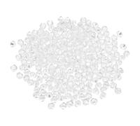 PATIKIL 1000Pcs Cuentas de Cristal Bicónicas, 4mm Cuentas de Cristal de Vidrio Bicónicas Facetadas, para Hacer Joyas, Pulseras, Collares, Pendientes, Artes, Manualidades, Blanco